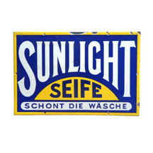 Email Schild Sunlight Seife